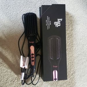 Lange le vite hairbrush straightener